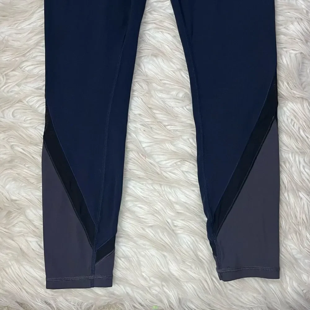Athleta Navy Elevation Powervita 7/8 Leggings